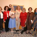 мр Биљана Радовановић Бркановић, проректор УУ; мр Анета Илић, продекан ФМУ; мр Љубиша Јовановић, ред. проф. ФМУ; Анђела Динић, студенткиња генерације ФМУ; мр Наталија Младеновић, самостални уметнички сарадник ФМУ; мр Љиљана Несторовска, декан ФМУ; мр Весна Кршић Секулић, ред. проф. ФМУ у пензији; др Тијана Поповић Млађеновић, ред. проф. ФМУ