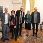 С лева на десно: Сандро Дрошл, Хелга Рабл-Штадлер, Кристоф Тун Хохештајн,  Мирјана Николић и Мрђан Бајић