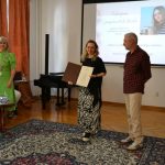 др ум. Катарина Драгутиновић-Roccella и проф. Слободан Кајтез