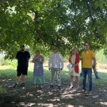С десна на лево: Марко Марковљев, в.д. директора Културног центра Кикинда; др ум. Владимир Татаревић, проректор УУ и директор ЛУШ; др Мирјана Николић, ректорка УУ и Никола Лукач, градоначелник Кикинде